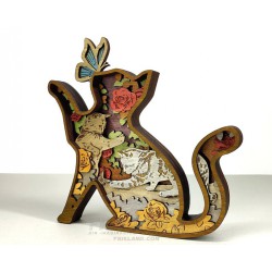 Gatos 3D - Kit para Montar y Decorar