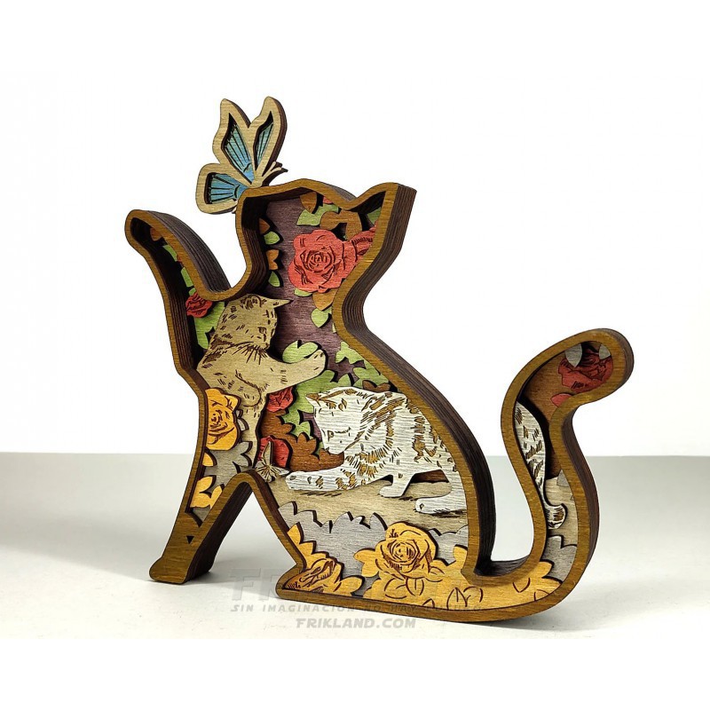 Gatos 3D - Kit para Montar y Decorar