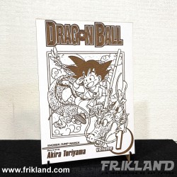 Dragon Ball Manga en madera