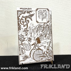 Dragon Ball Manga in wood