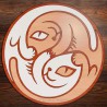Yin Yang de Gatos 2 - Arte 3D Ensamblado