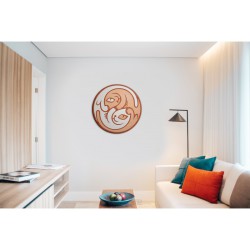 Yin Yang de Gatos 2 - Arte 3D Ensamblado